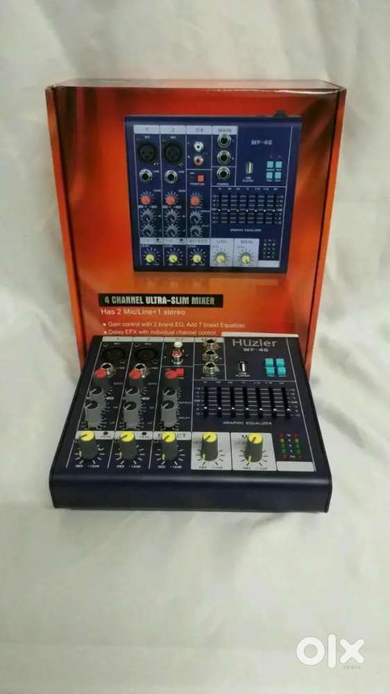4 chanel audio mixer