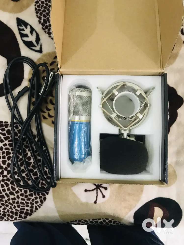 Bm 800 Condenser Microphone for song recording with Accessories