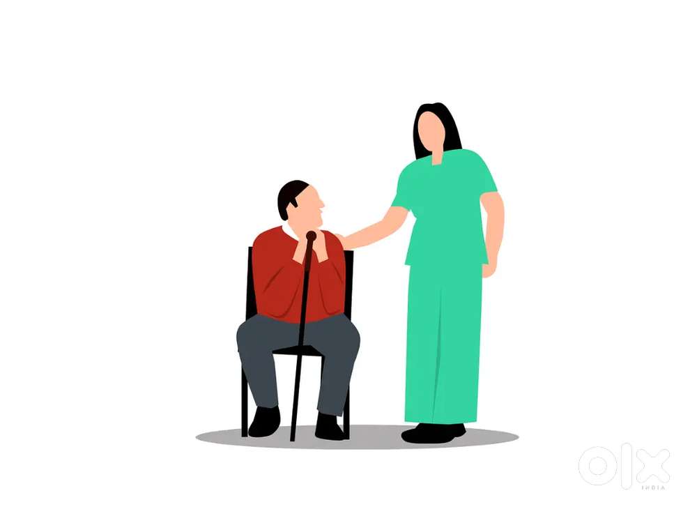 Care taker part time only lady apply