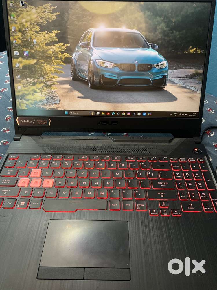 Asus tuff gaming f-15 laptop i5 gen  16 gb ram 512Gb Ssd