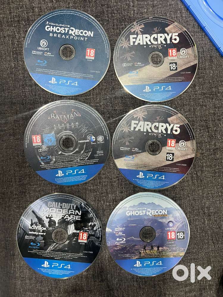 PS4 games CD