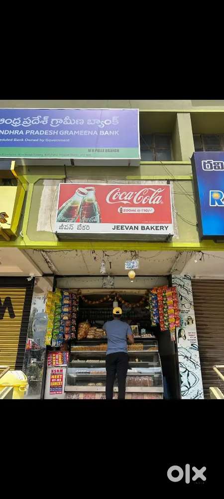 Selling the items in the shop