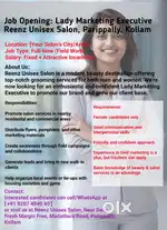 Lady marketing Executive