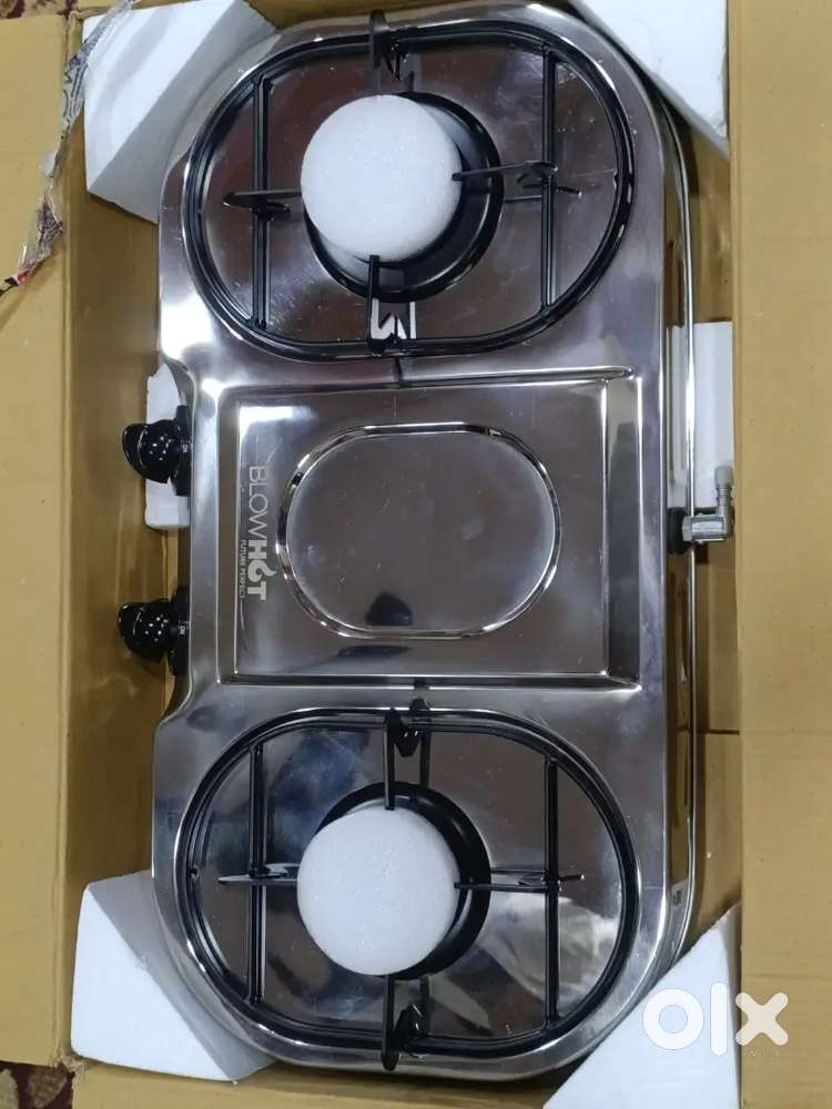 Blowhot stainless steel gas stove 2 burner