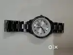 Lee Force Stylish Silver Analog Wrist Watch with Day & Date Display