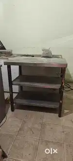 Steel table restaurant table