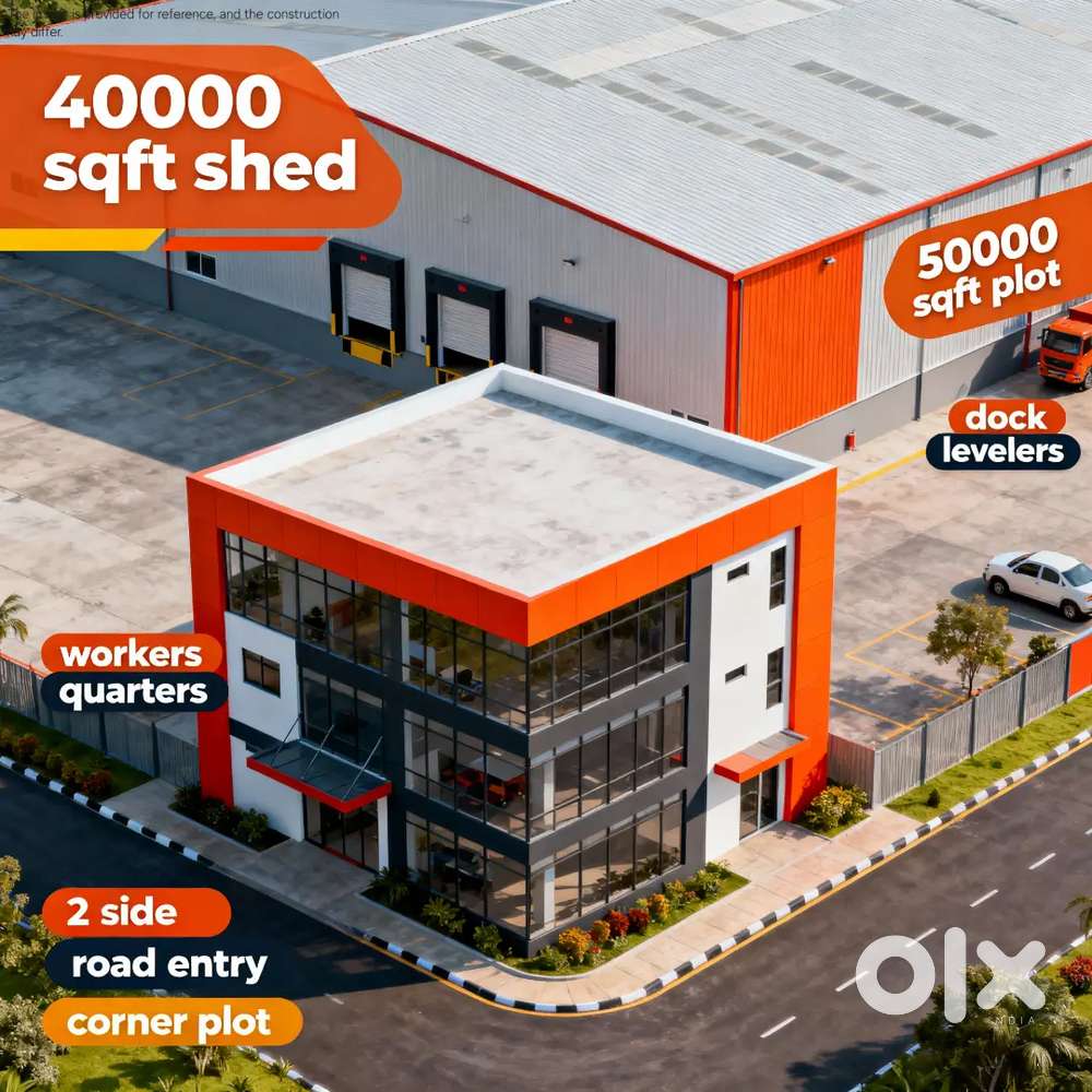 40000Sqft Industrial Shed for lease