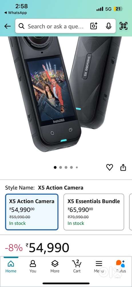 Insta 360 x5