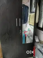 Almirah ( Wardrobe ) for sale + table 2*3 feet + chair + 5*6 matress