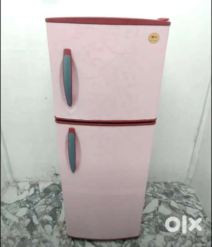 LG double door pink colour 230 litres refrigerator jklponyt