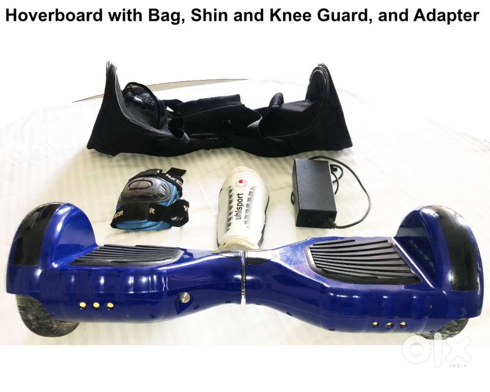 Hoverboard with Bag Shin and Knee Guard and Adapter