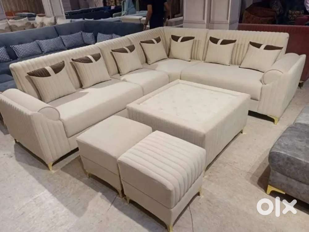 LUXURIOUS L TYPE BEAUTIFUL SOFA SET