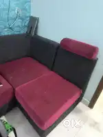 L shape sofa.