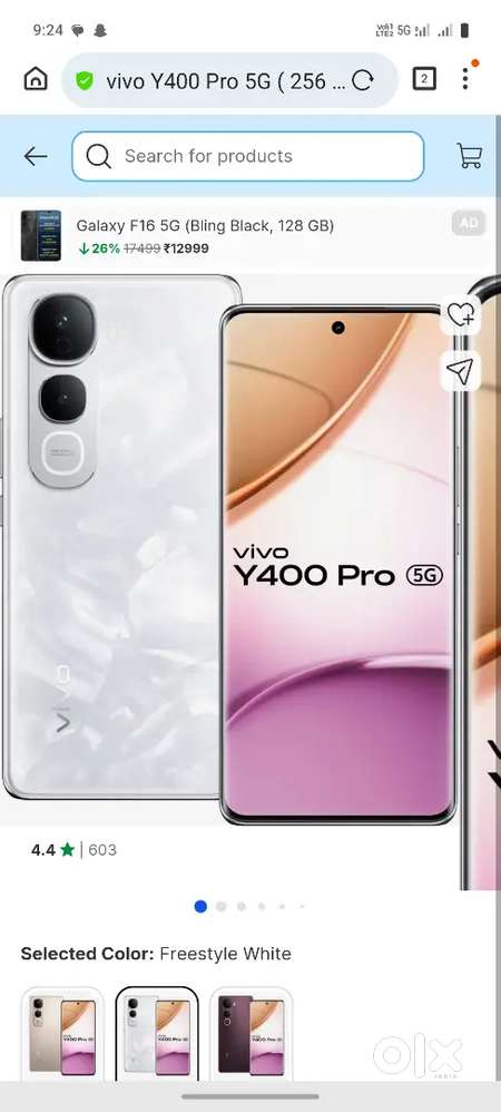 Vivo y 400 par 10 day us only