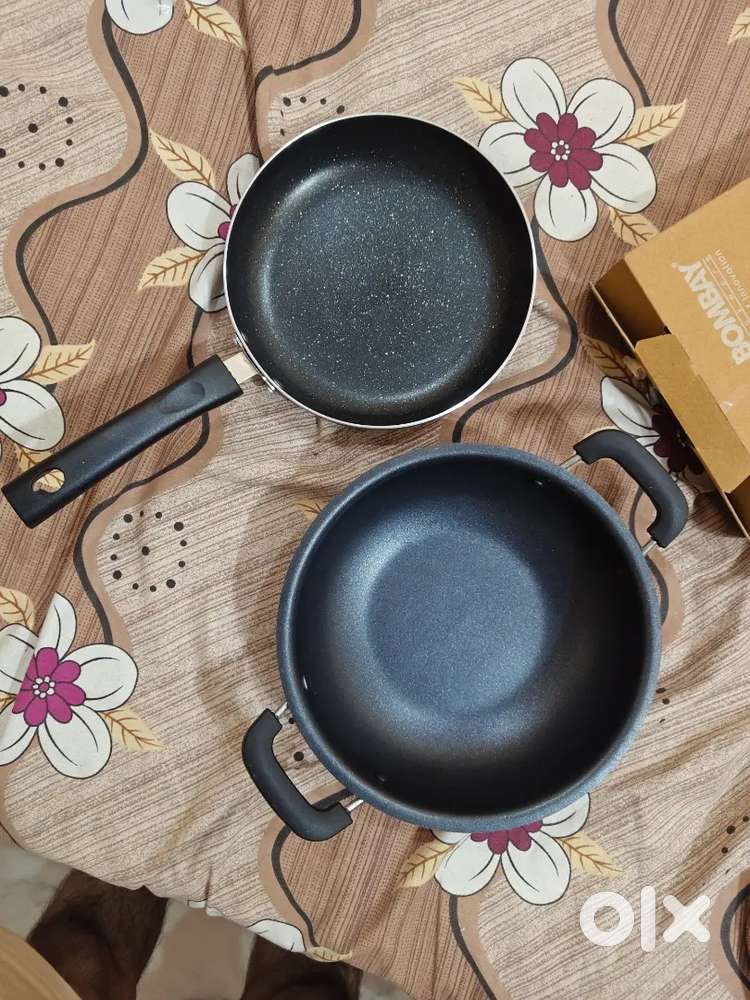 NON STICK KADHAI AND PAN
