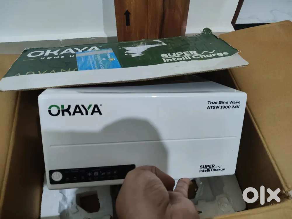 Okaya 24V inverter supports 2 battery