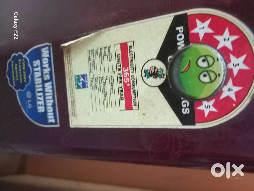 Double door 5 Star rated  240Litre LG refrigerator below Rs5000