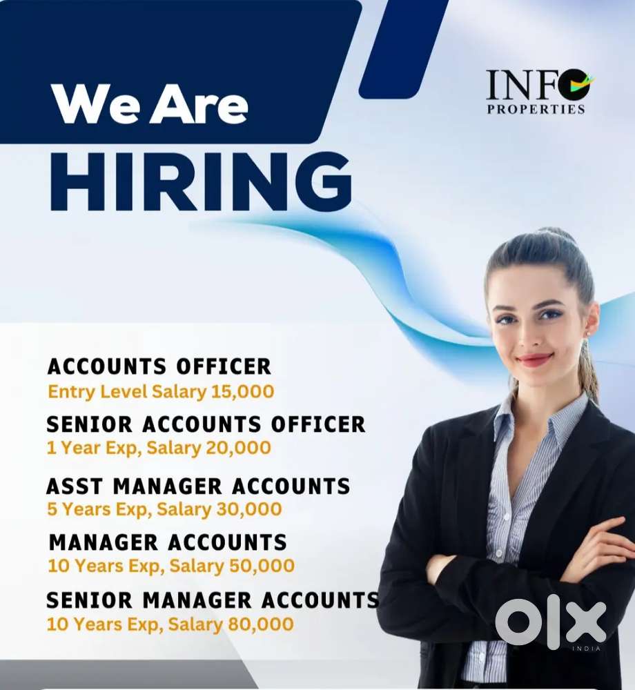 We are hiring Accounts Departmental Vacancies