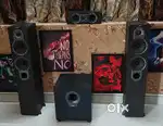 ELAC Subwoofer, Jamo Towers & Center Speaker for sale