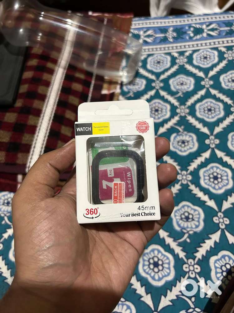 Apple Watch Series 9 45mm case Tempered Glass Case