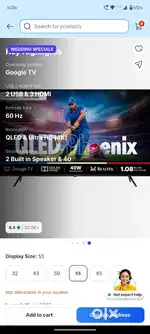 Thomson 55 inch android tv