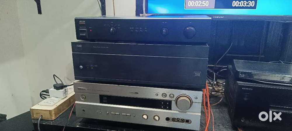 NAD THX POWER AMP/ ADCOM PRE AMPLIFIER