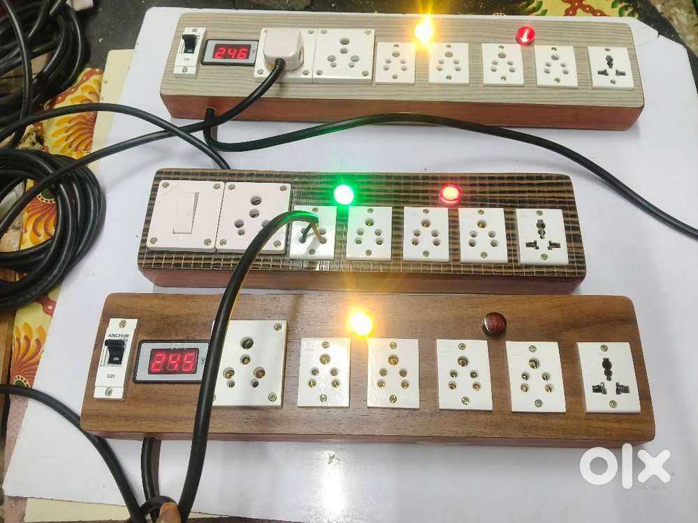 Tough Wooden Customized Boxes 3 Core Power Supply 1/3 phase any design