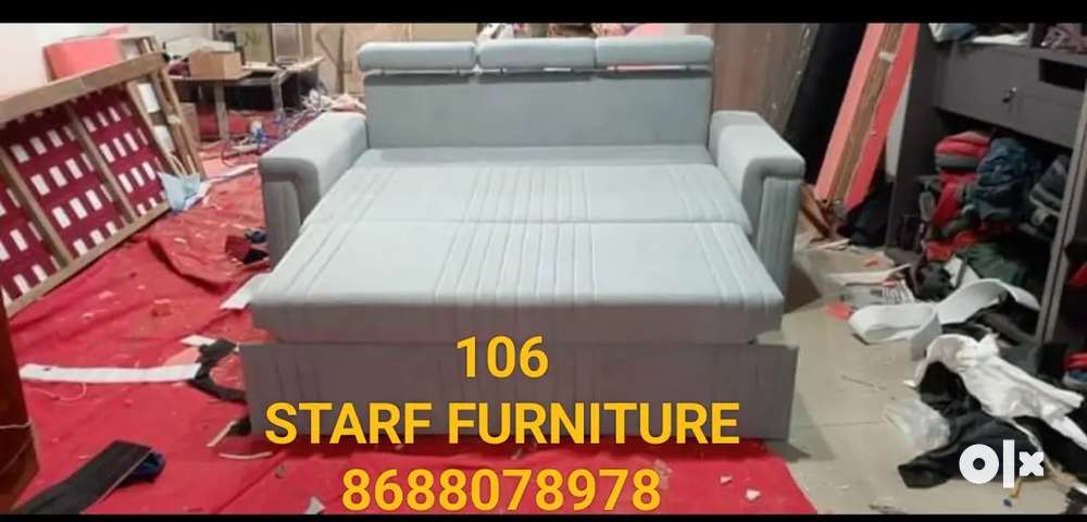 3 SEATER SOFA COMEBED AVAILABLE IN STARF FURNITURE  ADJUSTABLE HEADRES