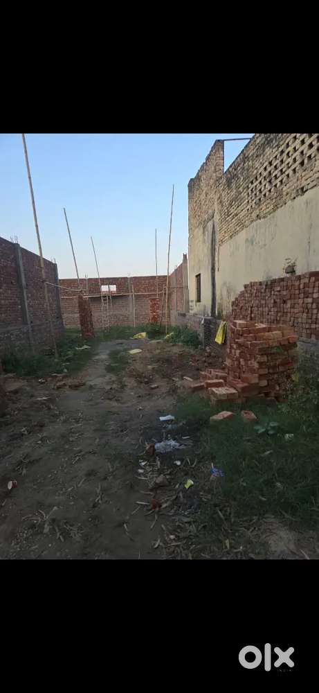 Plot with wall at sadak dudhli