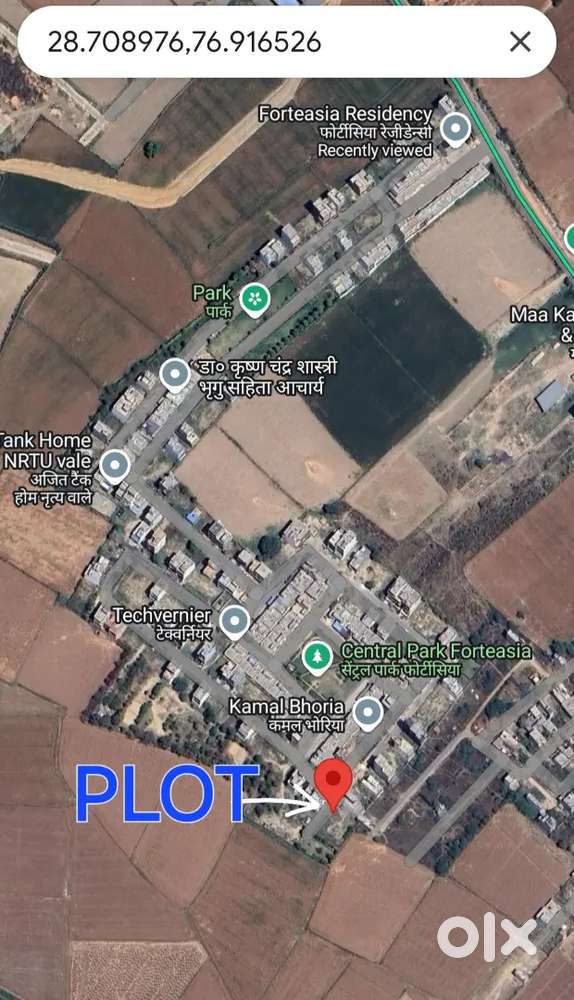 PLOT FOR SALE IN PREMIUM LOCATION IN BAHADURGARH