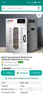 Brand new Eco Tech deheydrator