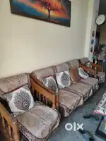 Sofa wood in good condition 5000rate