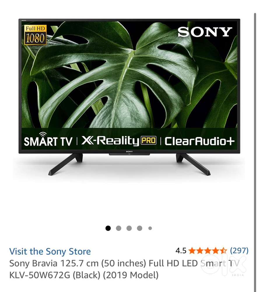 Sony Bravia 127 cm (50 inch) Full HD LED TV (Black, KLV-50W672G)