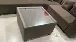 L shaped 7 seater sofa with centre table