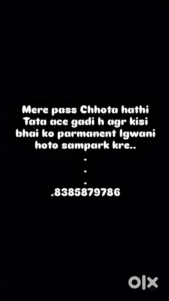 Gadi lgani h Tata ace sadhe 9 fit dala
