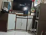 Homemade wooden wardrobe