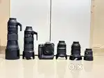 Nikon d750 full frame camera and a range of lenses for sale