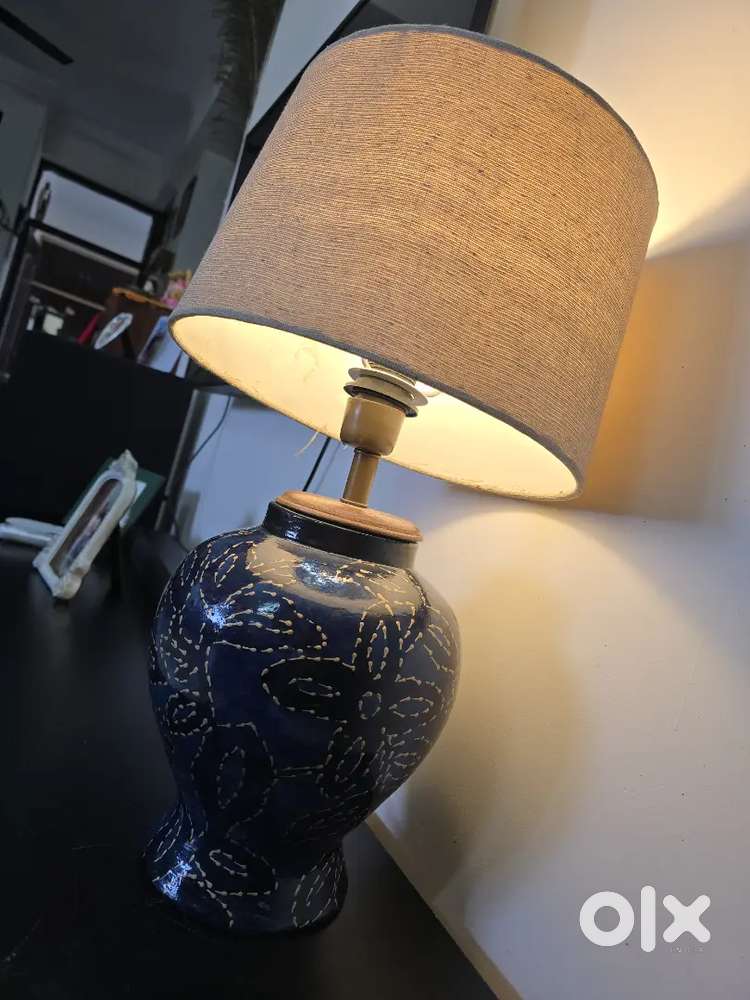 Fab India ceramic table lamp