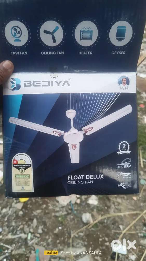 BEDIYA ceiling fan with copper winding