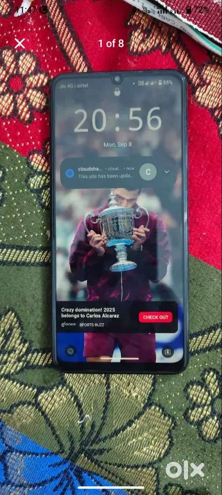Realme narzo n53 storage 6/128gb bili Box charger sath hai