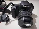CANON EOS 77D CAMERA With LENS, SD Card & Bag (NEW CONDITION)