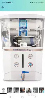 Brand new Kent supreme copper RO water purifier