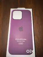 Apple iPhone 16 Pro Max Silicone Case – Plum (Original)