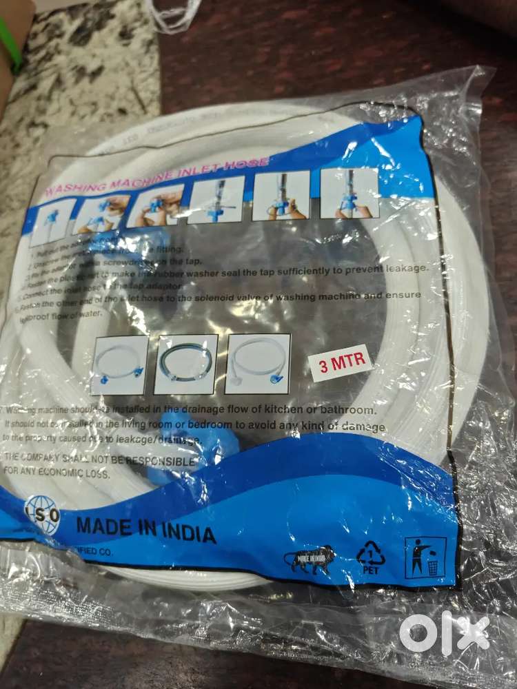 Washing machine inlet pipe hose 3mtr