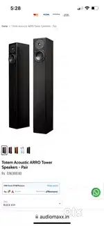 Totem arro seal pack speakers