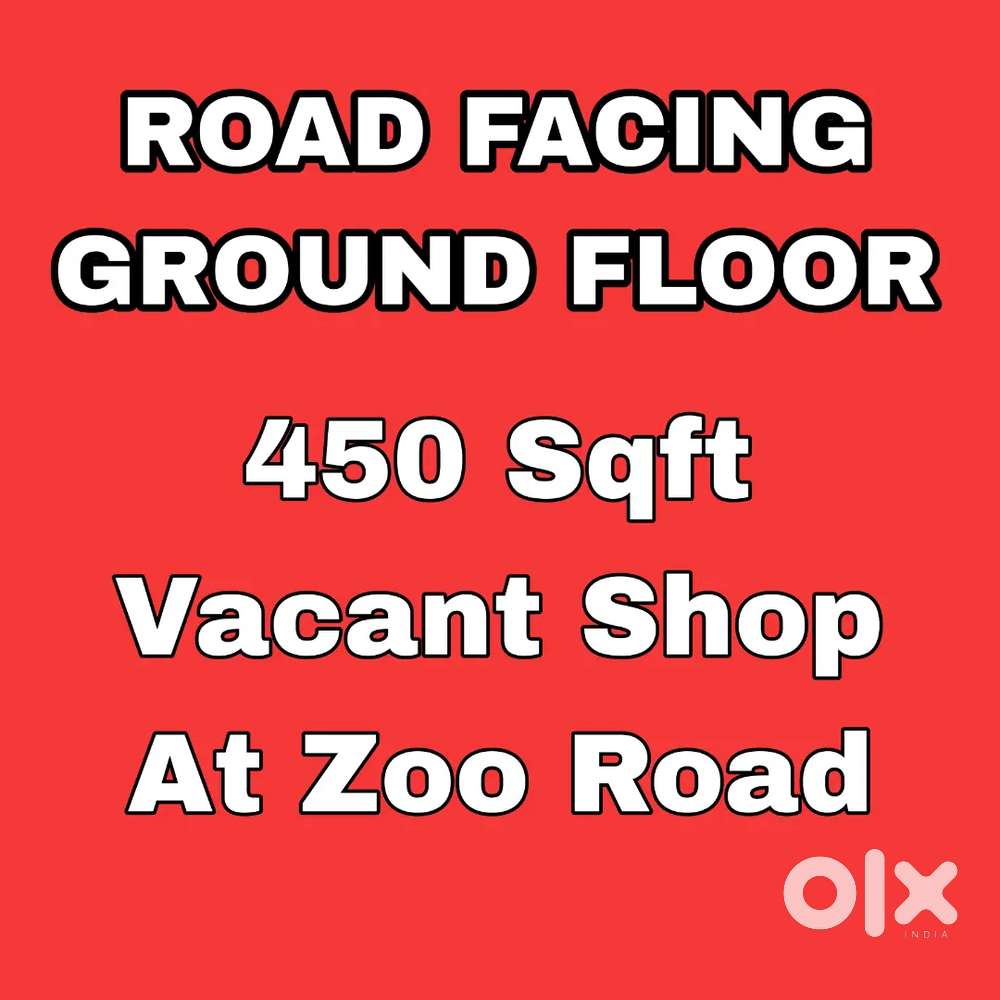 Ground Floor Road Facing Vacant Shop At Zoo Road