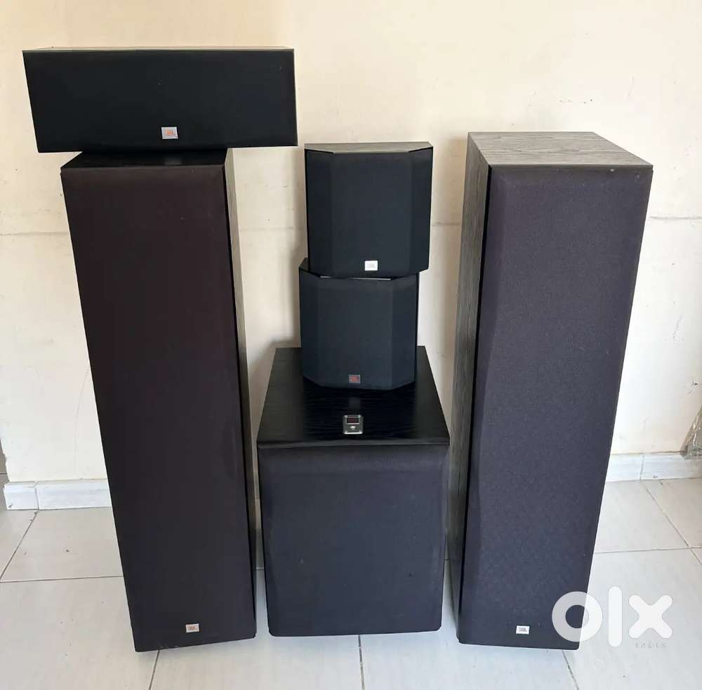 JBL Northridge E Series E90 3-Way, Dual 8 Black Ash 5.1, 12 inch sub
