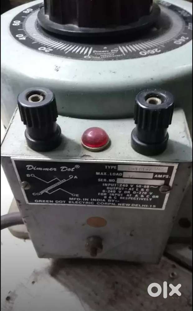 Voltage dimmer for REPAIR STABILIZER OR LABORATORY