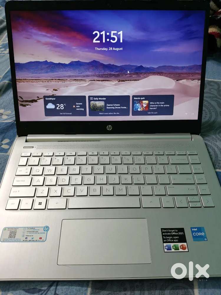 HP Laptop  Intel i3 11th Gen  8GB RAM  256GB SSD