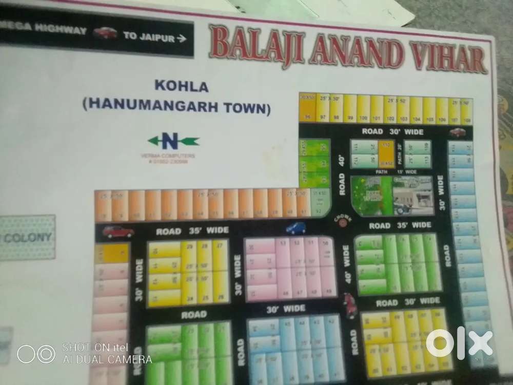 Plot sell in Hanuman garh